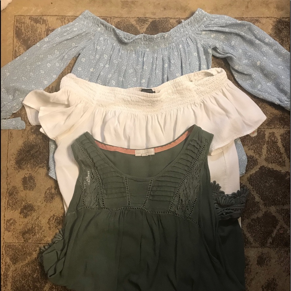 Bundle (3) adorable spring shirts